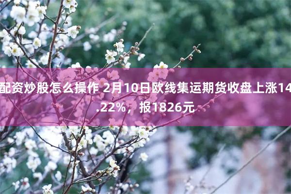 配资炒股怎么操作 2月10日欧线集运期货收盘上涨14.22%，报1826元